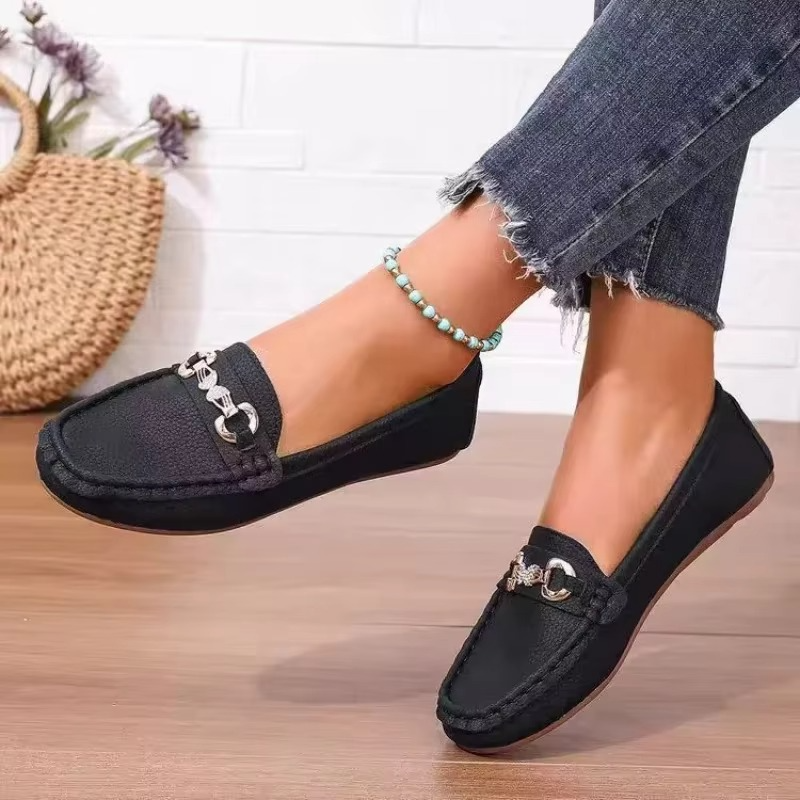 Chains – Comfort Loafers - Black - 39