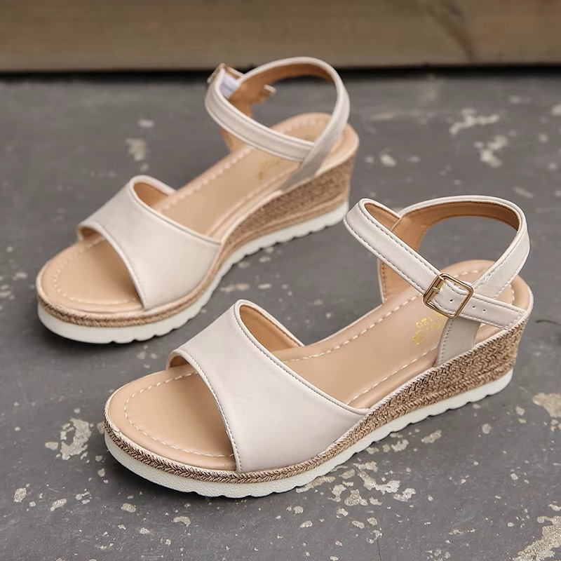 Jullie – Women's Comfort Sandals - Beige - 41