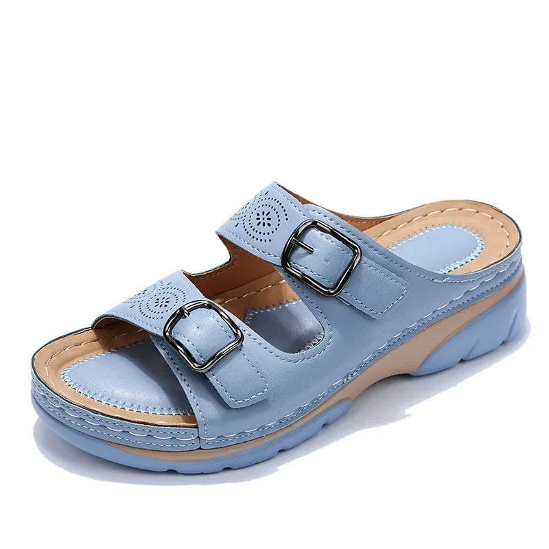 Via Confort – Women's Comfort Sandals - Brown - 42