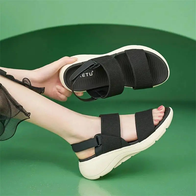 Softness – Women's Comfort Sandals - Black - 41