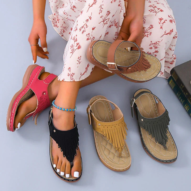 Beth – Women's Comfort Sandals - Brown - 41