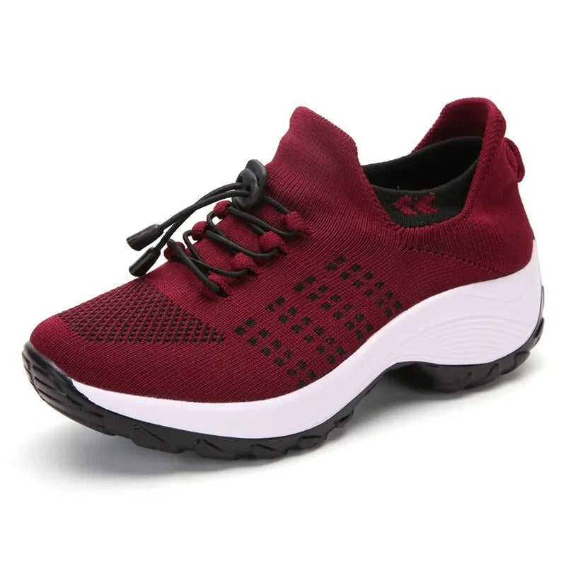 Run Comfort – Women's Comfort Trainers - Black/Purple - 45