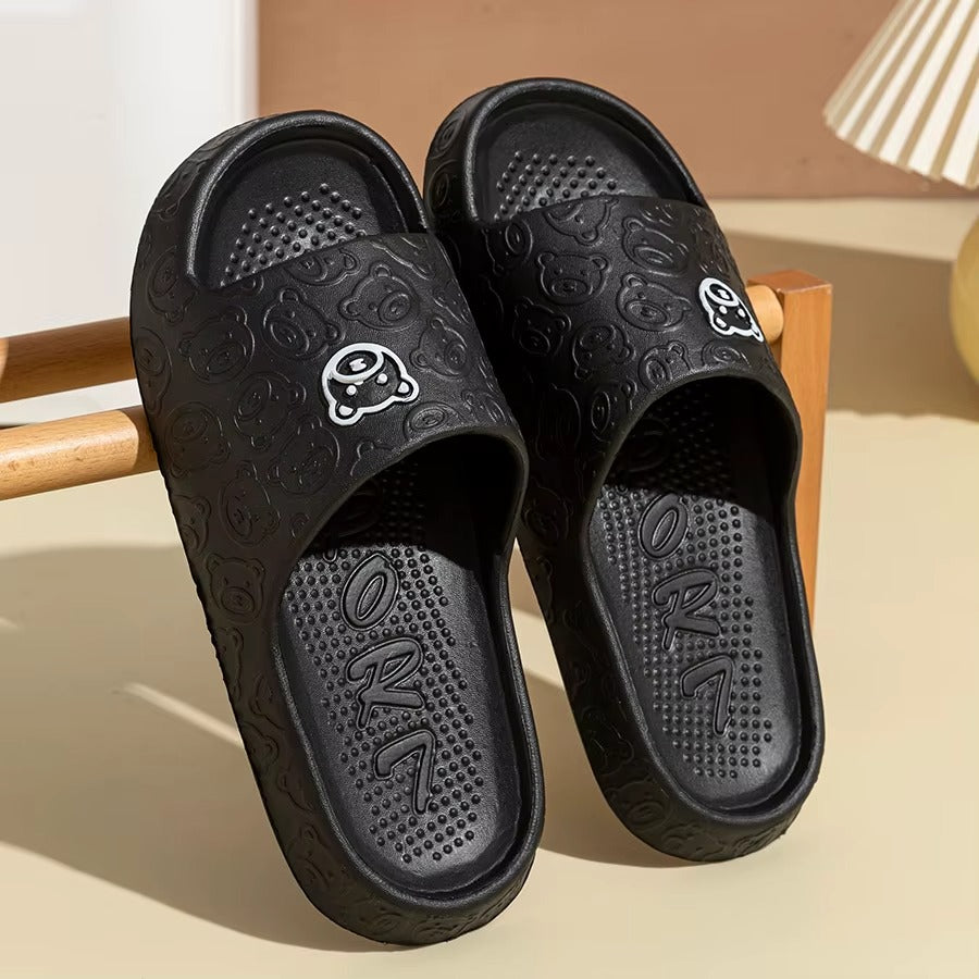 WalkBear – Women's Comfort Slides - Black - 41