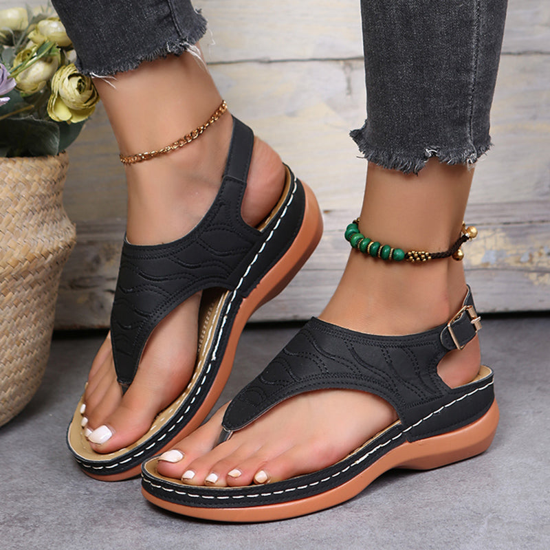Siena – Women's Comfort Sandals - Brown - 36